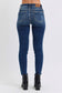 Judy Blue Full Size Run Mid-Rise Waist Skinny Jeans with Thermal Lining